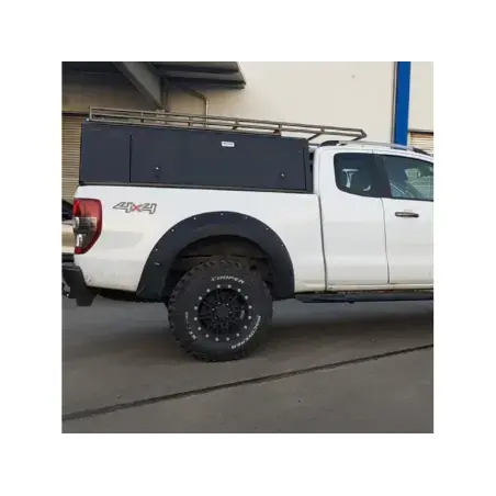 Hardtop Explorer noir lisse Ford Ranger super cab 2012-2022 Alu-Cab